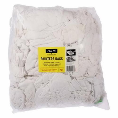 3kg Painters Rags Cotton White