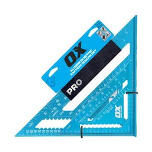 Pro Alloy Set Square Twin pack 300/180mm