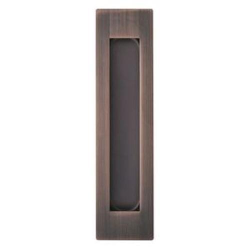 Legge Flush Pull Square 180mm X 45mm Aged Brushed Copper Vis Pack