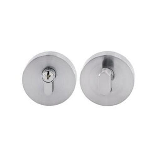 S Range Round Deadbolt Satin Chrome DEAD2