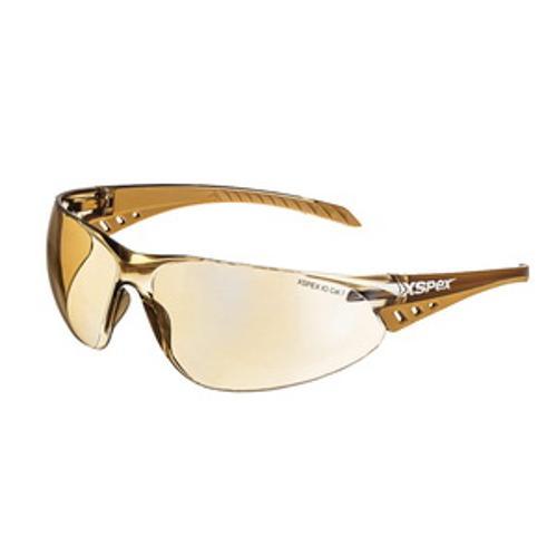 XSPEX Safety Spec Safety Glasses Antifog Bronze Mirror
