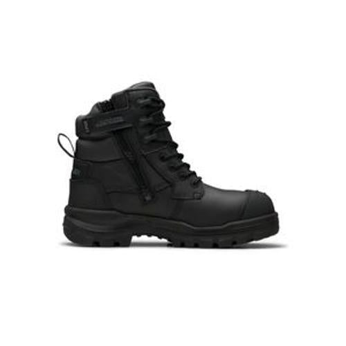RotoFlex Unisex Zip Side Safety Boot 8561 Black Size 9