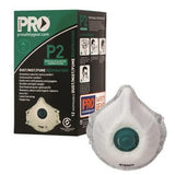Respiratory Protection Disposable P2 Class Mask with Valve and Carbon Filter 12 Pack PC531
