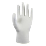 Powdered Disposable Gloves Large Latex White 100 pack