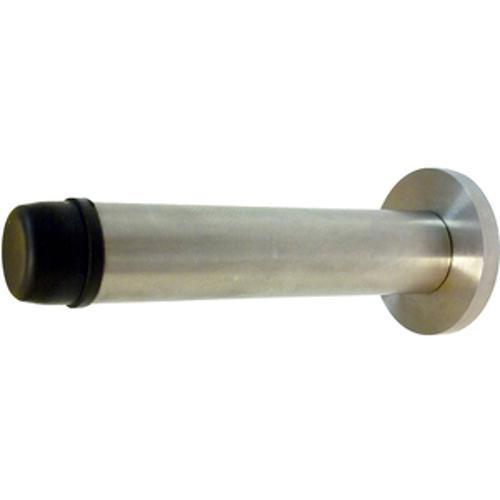 Concealed Fix Door Stop 80mm Satin Nickel