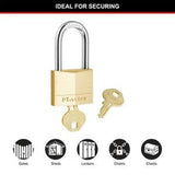 Padlock Brass Diamond Keyed 40mm Long