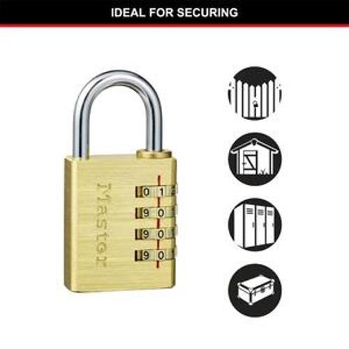 Padlock Combination Reset 40mm Solid Brass