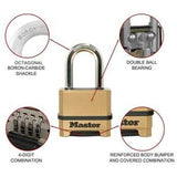 Combination Padlock 38mm Shackle