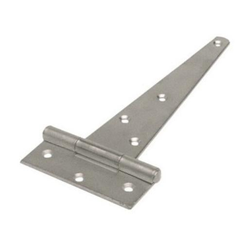 250mm Steel Pin Heavy T-Hinge Bright Zinc Plated