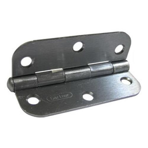 Radius Butt Hinge 90mm x 60mm Loose Pin Stainless Steel T304