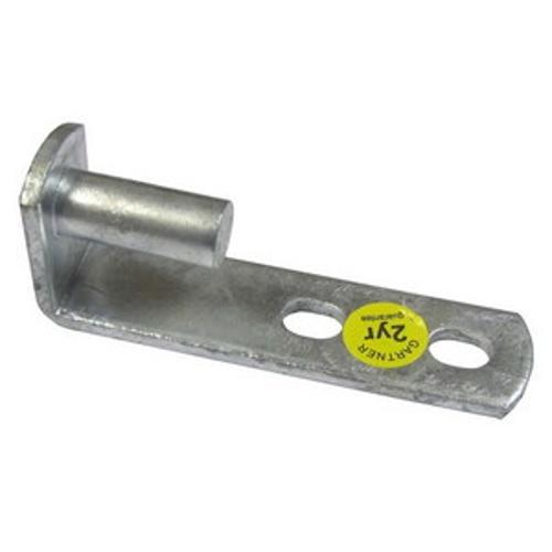 Wall Mounted Pin Plate 50 x 20mm Galvanised G5505