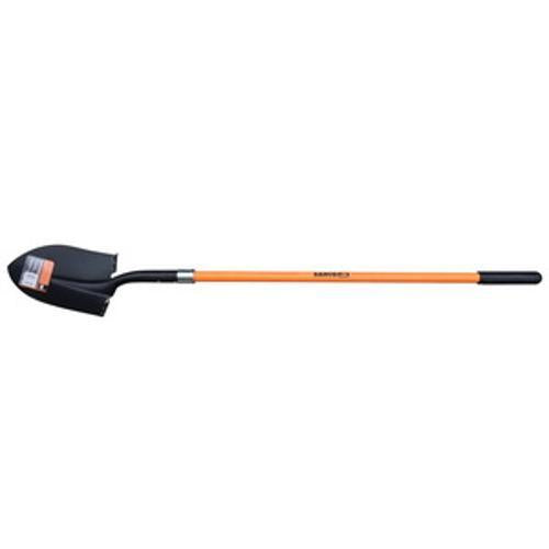 Long Handle Round Mouth Shovel Manganese Steel Powder Coated