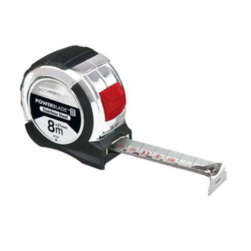 Inox Powerblade Pocket Tape Measure 8m x 27mm Stainless Steel TA3795