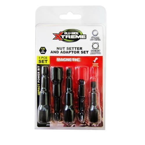 Xtreme Nutsetter & Adaptor Impact Bit Set 65mm 5-Piece BLX275-SET2