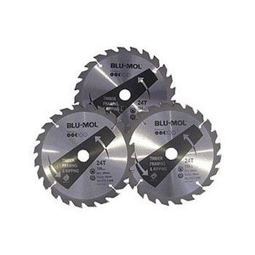 184 x 20mm 24TPI Circular Saw Blade 3 Pack