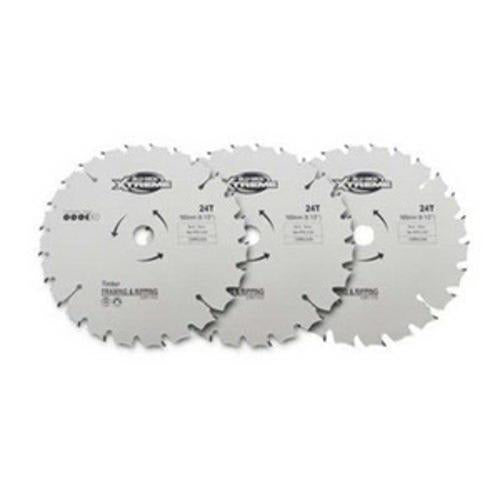 165 x 20mm 24TPI Circular Saw Blade 3 Pack