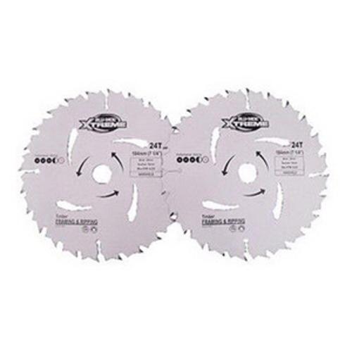 184 x 20mm 24TPI Circular Saw Blade 2 Pack