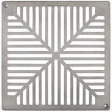 Connecto Trade Surface Water Drainage Grate 350mm Square Aluminium CTG350A