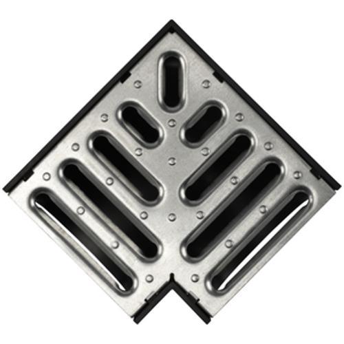 Trade Corner Channel & Galvanised Grate 90 Degree 130mm