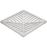 Trade Surface Water Drainage Grate 250mm Square Aluminium