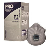 ProMesh Respiratory Protection Disposable P2 Class Dust Mask With Valve 12 Pack PC822