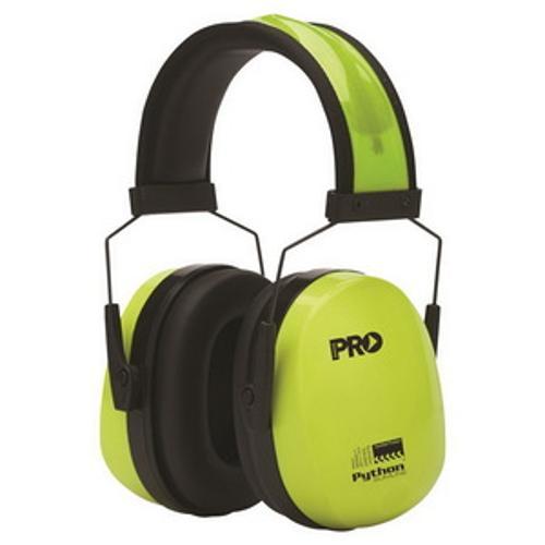 Python Earmuffs Slimline Series Class 5 Hi-Vis Yellow EMPYTS
