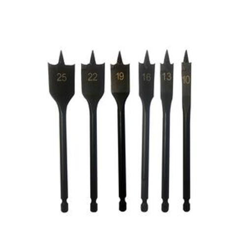 Threaded Spade Bit Set 6-Piece