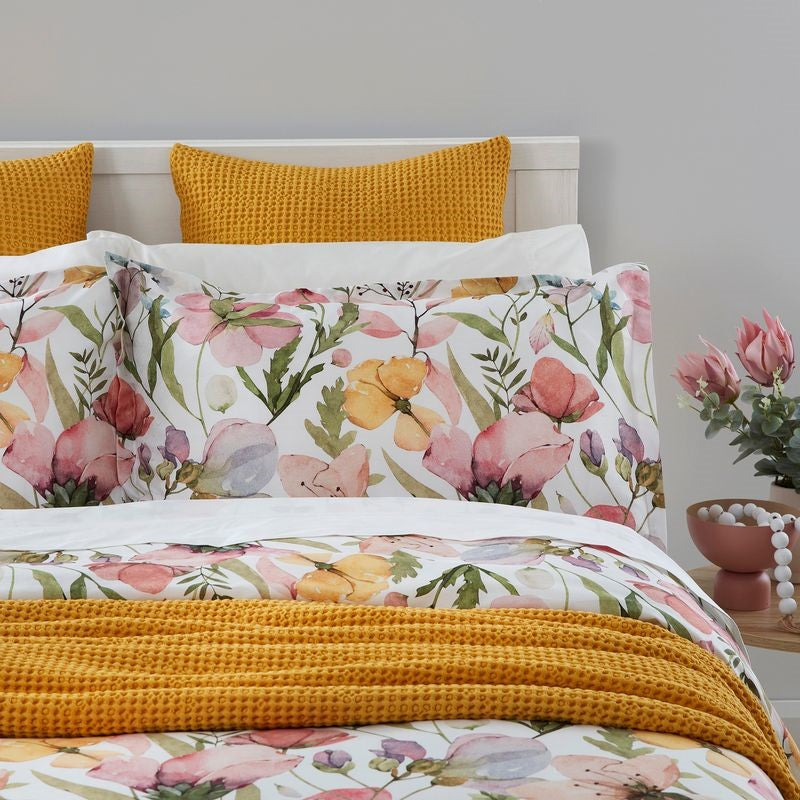 Duvet Cover Set - Spring Flowers (King) - BAKSANA