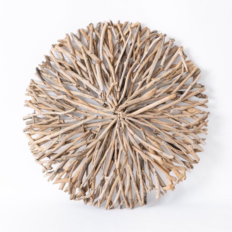 Hanging Ornament - Driftwood Decorative Hanging Circle (100cm)