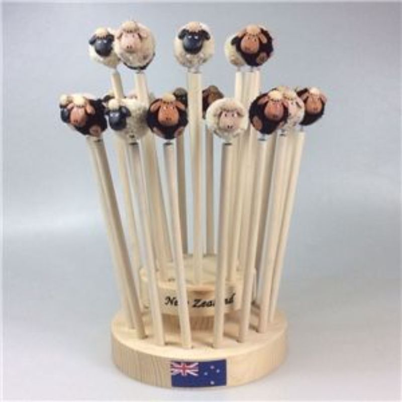 Pencils - Sheep Pompom (Set of 24 Assorted)