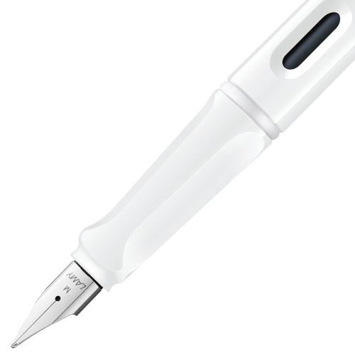 Lamy Safari LE Fountain Pen All White Multi Medium (0B1)