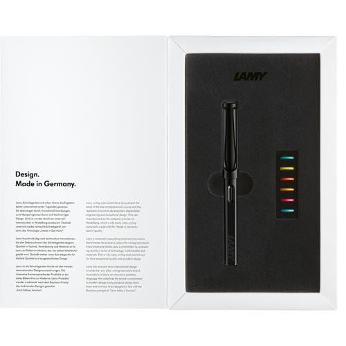 Lamy Safari LE Fountain Pen All Black Multi Fine (0B2)