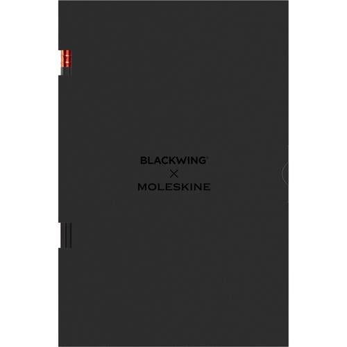 Moleskine LE Blackwing x MSK Set 2 Soft Pencils + 2 Plain Cahier (L)