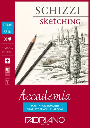 Fabriano Accademia Pads 200gsm A2 30 Sheets