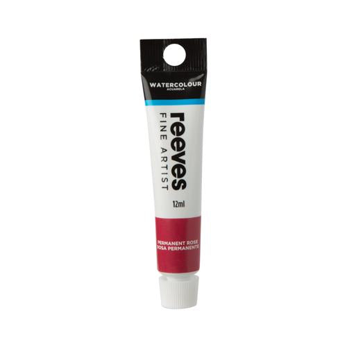 Reeves Fine Artists Watercolour 12ML Lamp Black
