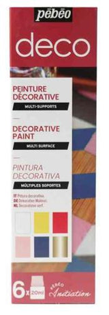 Pebeo Deco Sets 20ml Set 6 Assorted