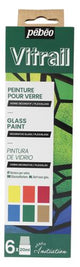 Pebeo Vitrail Sets 20ml Set 6 Assorted
