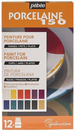 Pebeo Porcelaine 150 Sets 20ml Set 12