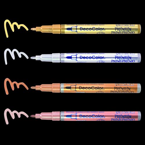 Marvy DecoColor Premium Bullet Paint Markers  Bullet Rose Gold