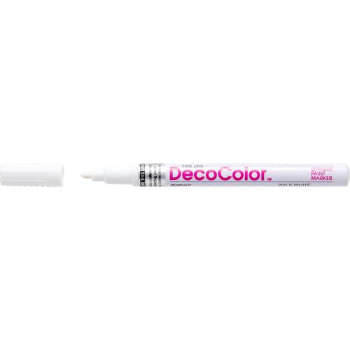 Marvy DecoColor Opaque Fine Paint Markers  Fine Line White