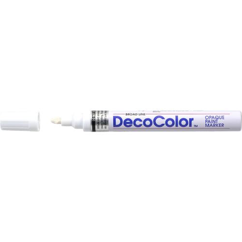 Marvy DecoColor Opaque Broad Paint Markers  Broad Line Black