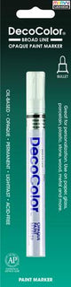 Marvy DecoColor Opaque Broad Paint Markers  Broad Line White