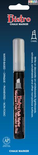 Marvy Bistro Chisel Chalk Markers  Chisel Silver