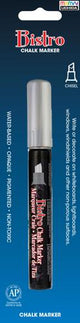 Marvy Bistro Chisel Chalk Markers  Chisel Silver