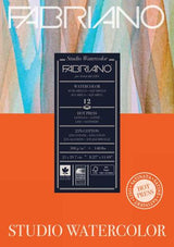 Fabriano Studio Watercolour Pads Hot Pressed 300gsm A4 FSC MIX CREDIT