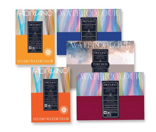 Fabriano Studio Watercolour Pads Cold Pressed 200gsm A3 FSC MIX CREDIT
