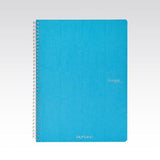 Fabriano Ecoqua Original Spiral 90gsm Lined A4 Turquoise 70 Sheets