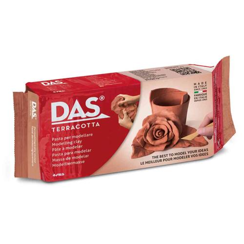 Das Terracotta Modelling Clay Terracotta 500g Block