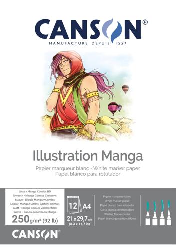 Canson Illustration Manga Pads 250gsm A3 12 Sht