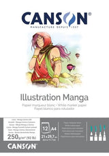 Canson Illustration Manga Pads 250gsm A3 12 Sht